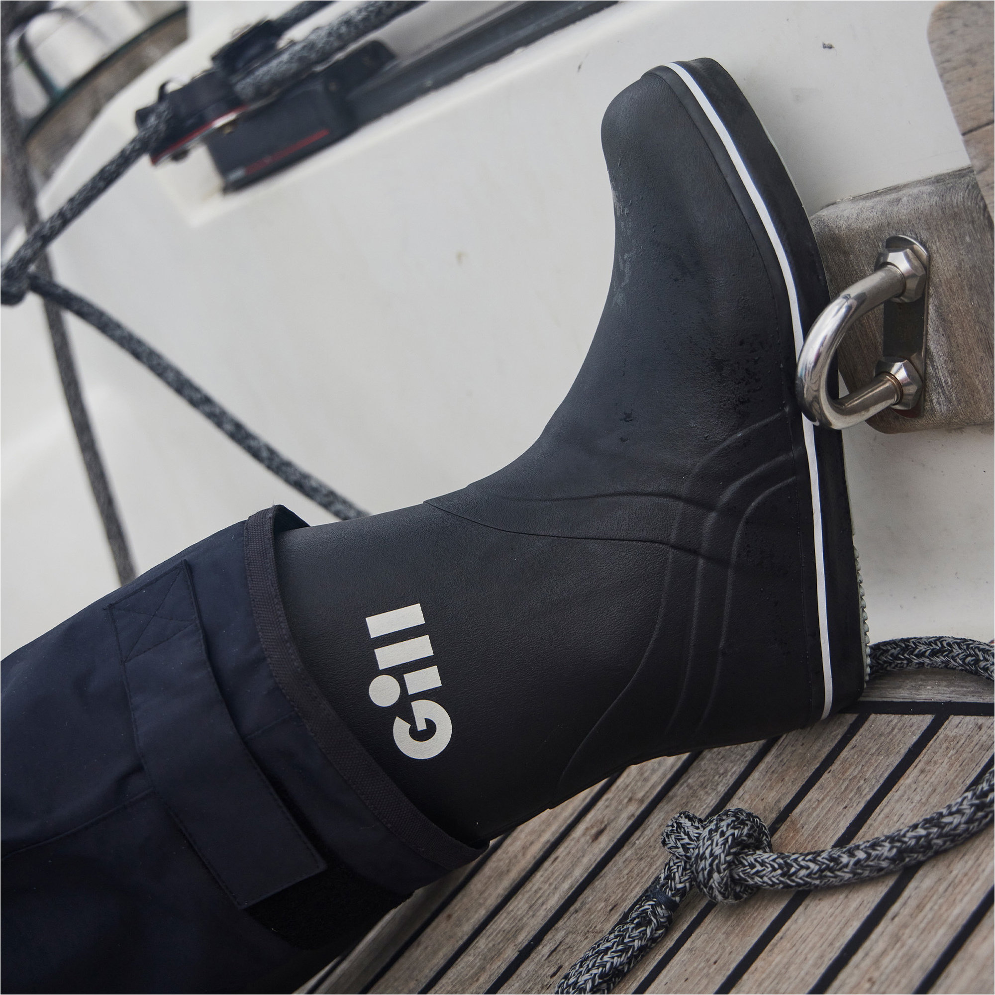 2026 Gill Short Cruising Sailing Boots 917 - Black